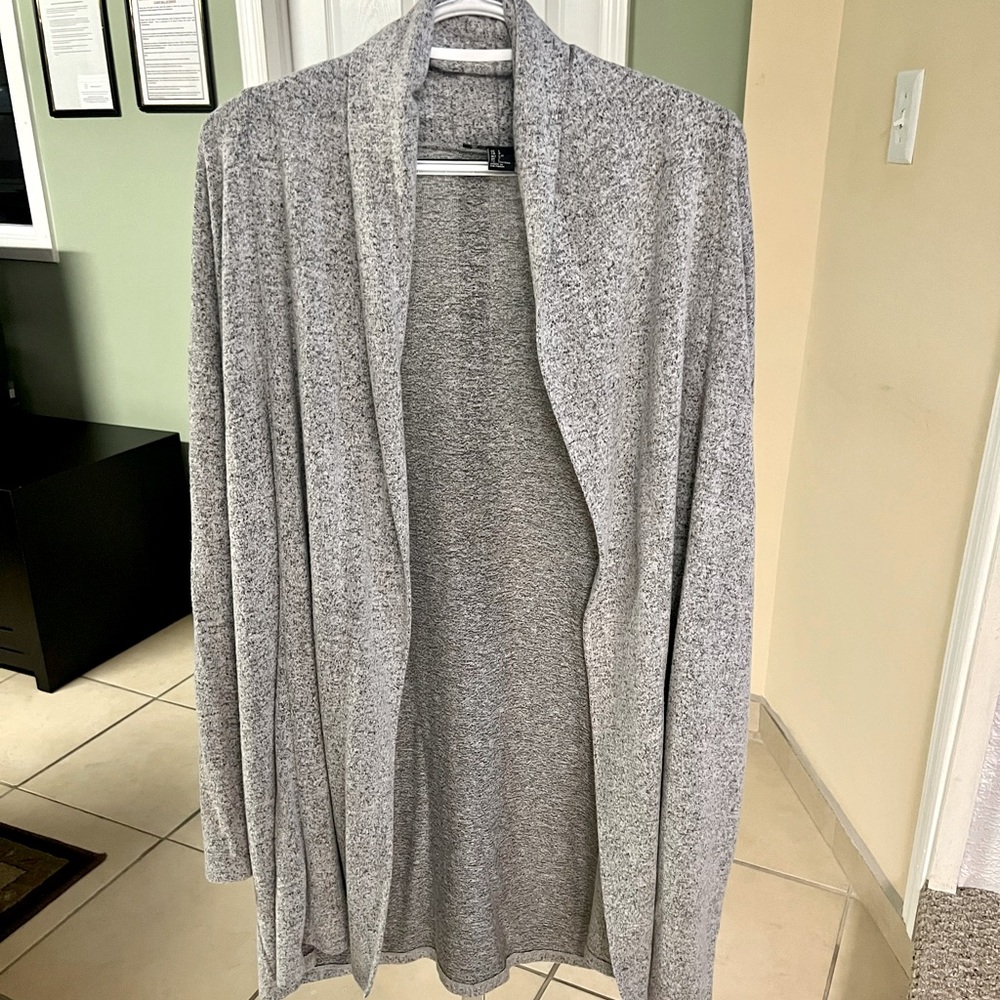 Super soft, gray cardigan